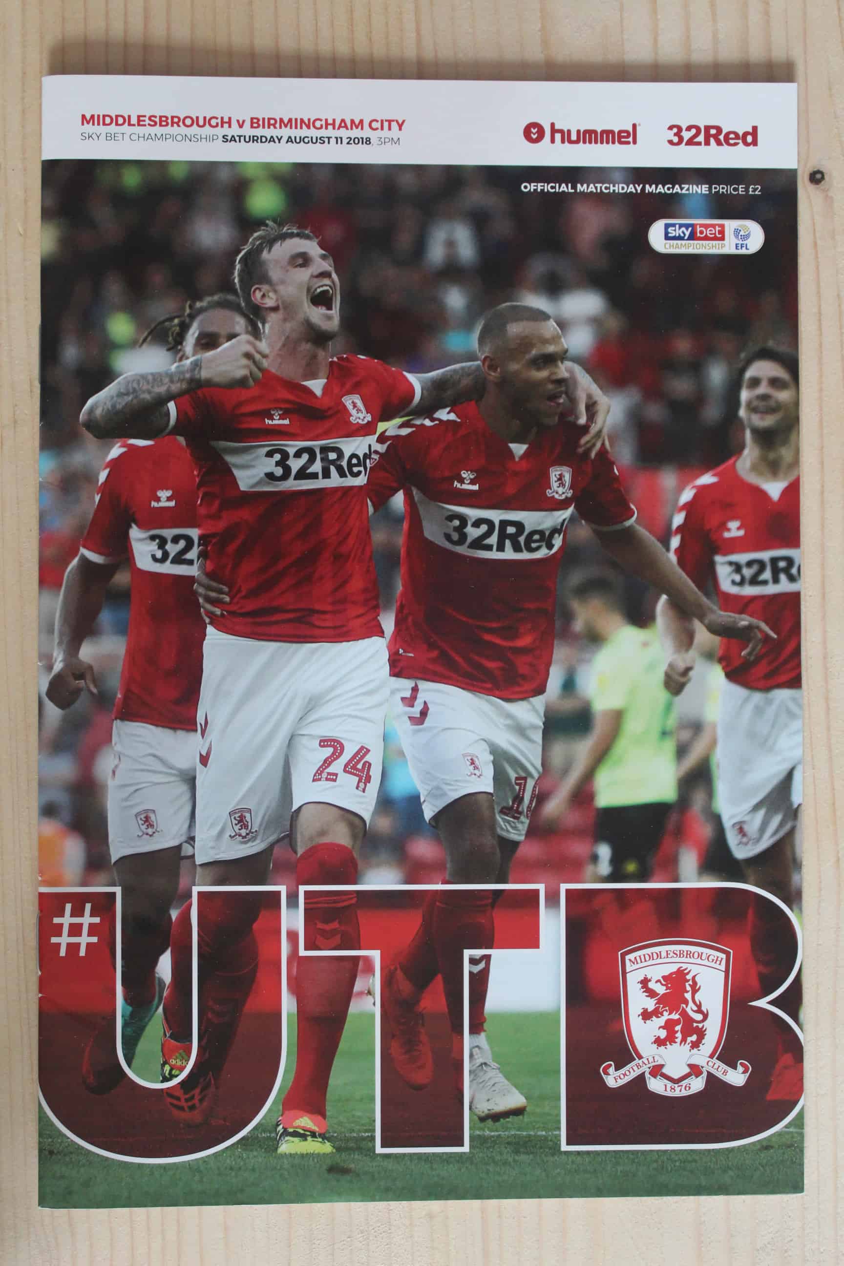 Middlesbrough FC v Birmingham City FC